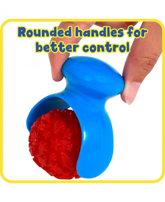 Palm Dough Rollers - 3 Easy to Hold Arts and Crafts Tools for Kids - Set 2 - DIY Textured Patterns in Dough Clay and Paint $2...
